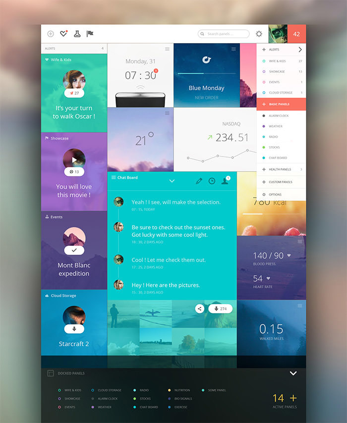 國外Dashboard UI界面設計