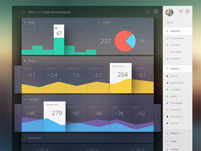 國外Dashboard UI界面設計