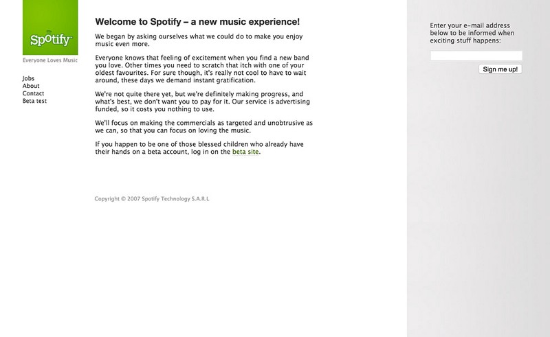 十年巨變！全球音樂平臺Spotify官網的用戶體驗變遷-藝源科技